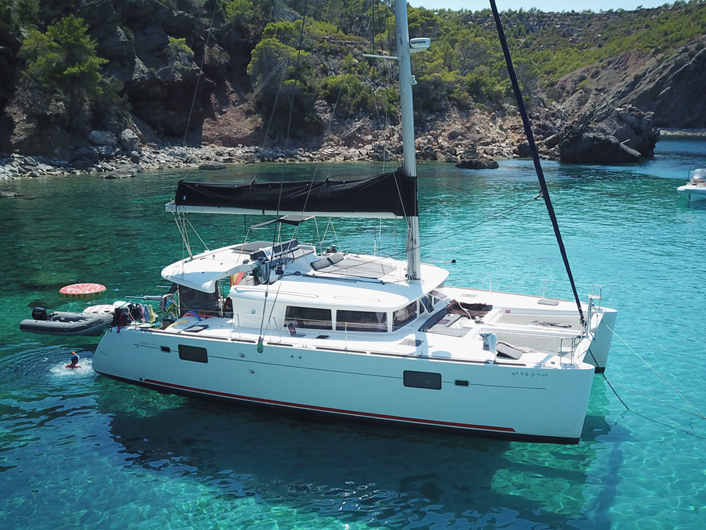 rent a private boat Catamaran in Ibiza10 Rent a boat for a day in Ibiza