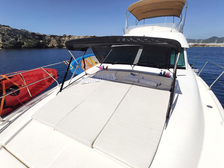 boat rental in ibiza with skipper, Visit Formentera by boat