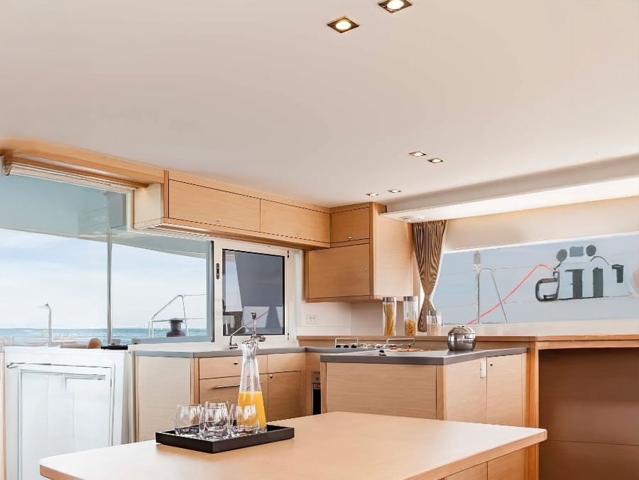 Cocina-catamaran